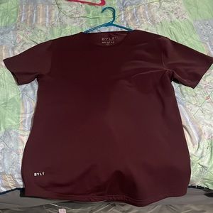 BYLT Basics Men's Tee T-Shirt - Burgundy LUX